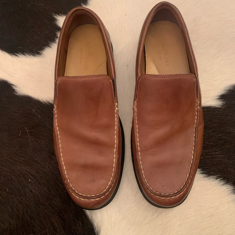 Cole Haan Grand Os Santa Barbara Twin Loafer size 8 1/2  Brown C25477